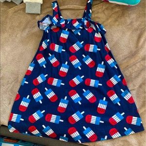 City streets Girls summer dress popsicles design great for the summer
